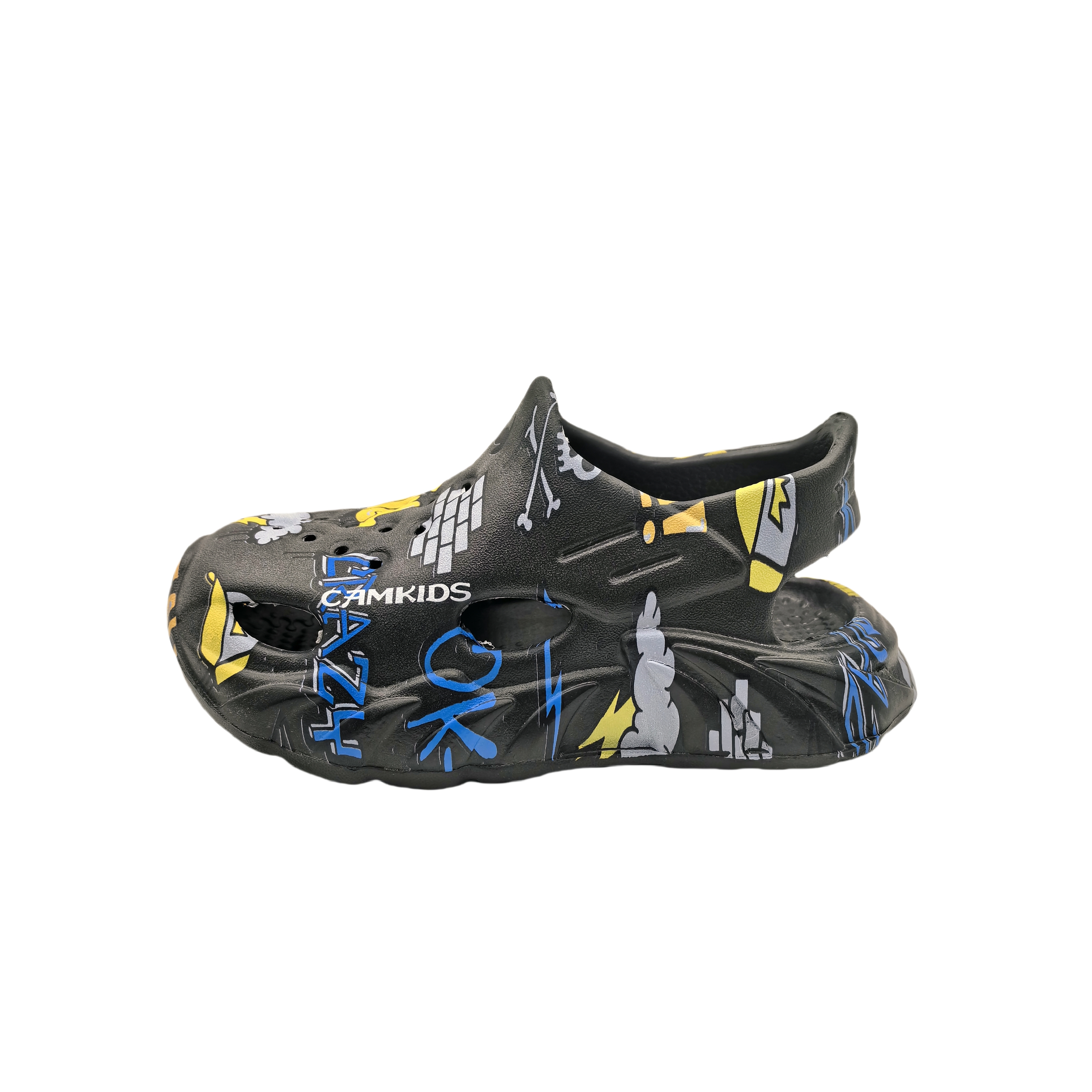 Детские сандалии с низким верхом, нескользящие и дышащие CAMKIDS, черный
Детские сандалии с низким верхом, нескользящие и дышащие CAMKIDS, черный