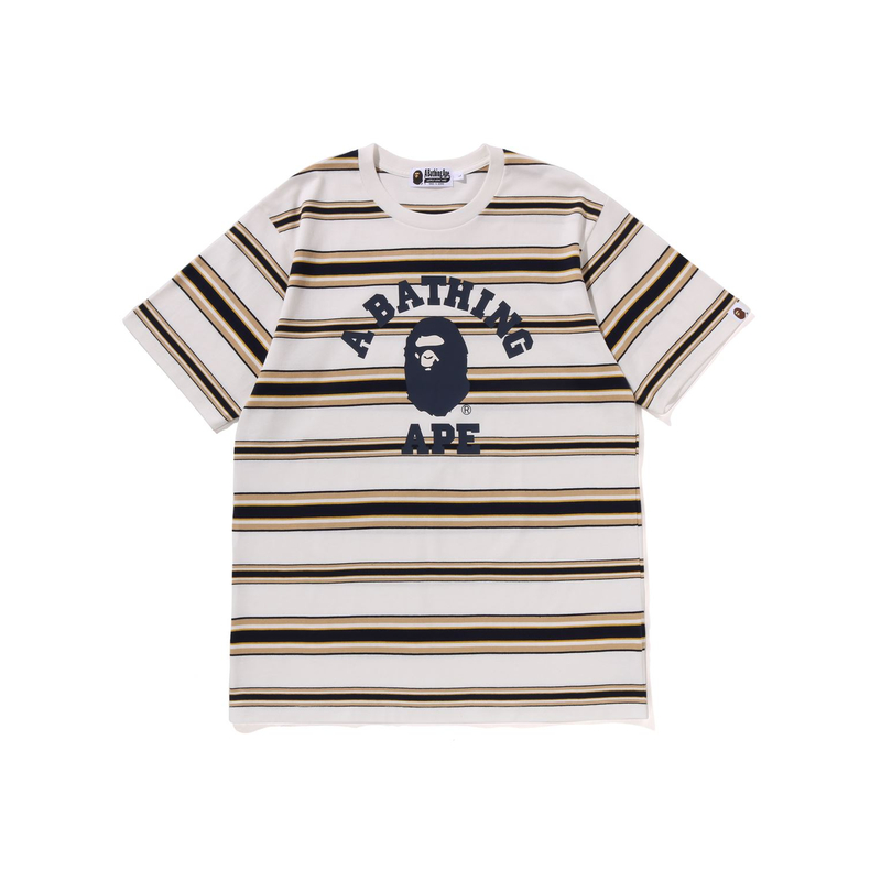 Футболка в полоску A BATHING APE, хаки
Футболка в полоску A BATHING APE, хаки