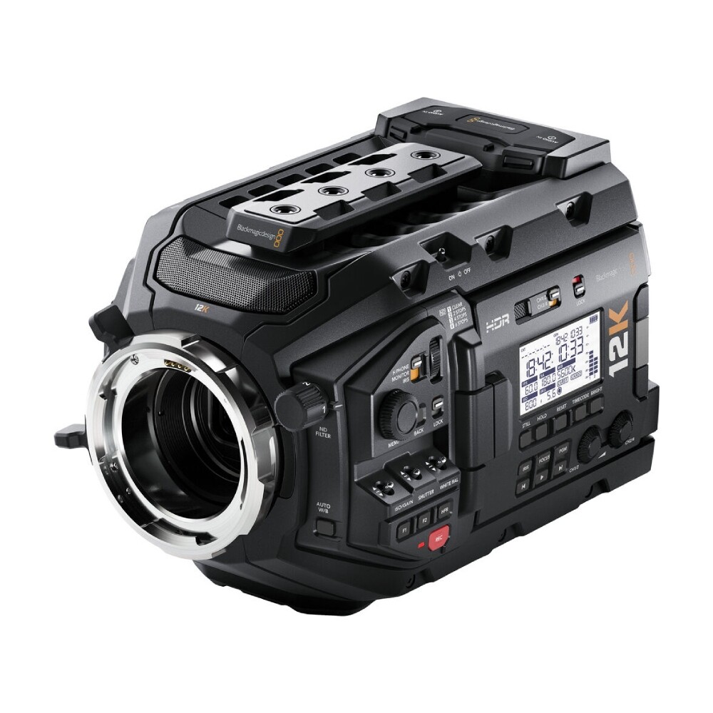 Видеокамера Blackmagic Design URSA Mini Pro 12K OLPF, крепление PL, без объектива, черный
Видеокамера Blackmagic Design URSA Mini Pro 12K OLPF, крепление PL, без объектива, черный