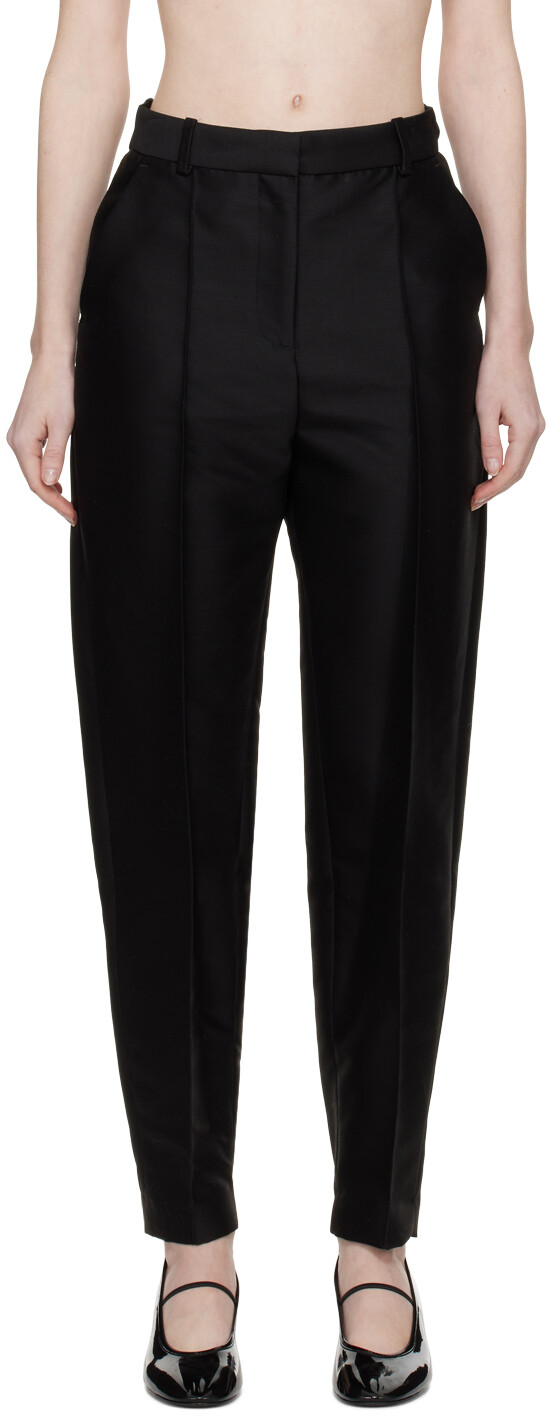 Черные брюки со складками Totême, Черный, Черные брюки со складками Totême
Черные брюки со складками Totême, Черный, Черные брюки со складками Totême