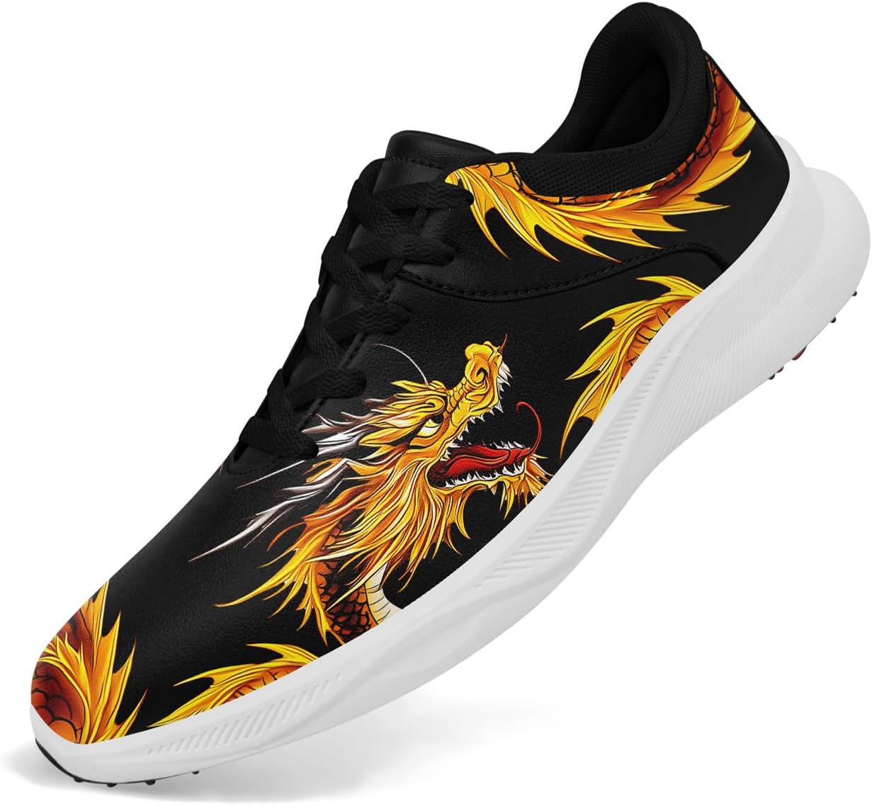 Мужские гольф-туфли Dragon, спортивные кроссовки для гольфа без шипов, противоскользящие, с амортизацией, водонепроницаемые, для ходьбы, для женщин Coolcustomize, золотой
Мужские гольф-туфли Dragon, спортивные кроссовки для гольфа без шипов, противоскользящие, с амортизацией, водонепроницаемые, для ходьбы, для женщин Coolcustomize, золотой