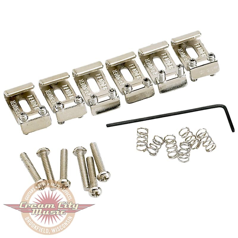 Набор седел Fender American Vintage Stratocaster из 6 шт. American Vintage Strat Saddles
Набор седел Fender American Vintage Stratocaster из 6 шт. American Vintage Strat Saddles