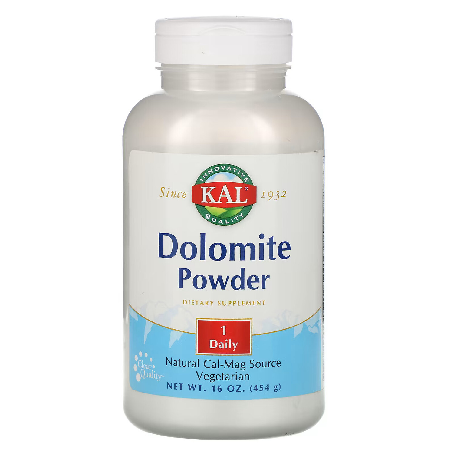 KAL, Доломит порошок, 454 г
KAL, Доломит порошок, 454 г