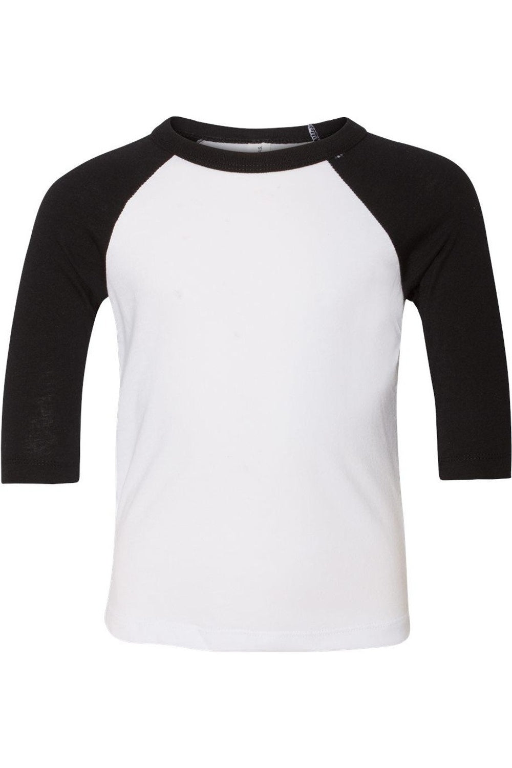 Бейсбольная футболка для малышей BELLA + CANVAS с рукавом три четверти, белый/черный
Бейсбольная футболка для малышей BELLA + CANVAS с рукавом три четверти, белый/черный