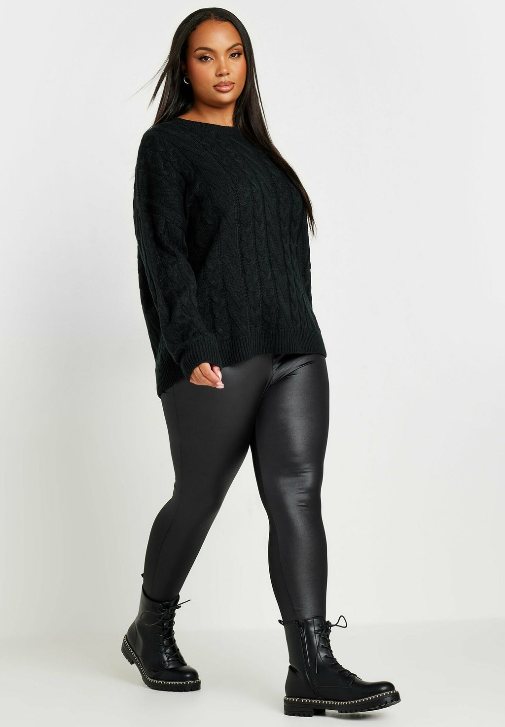 Джемпер CABLE Yours Clothing, антрацит
Джемпер CABLE Yours Clothing, антрацит