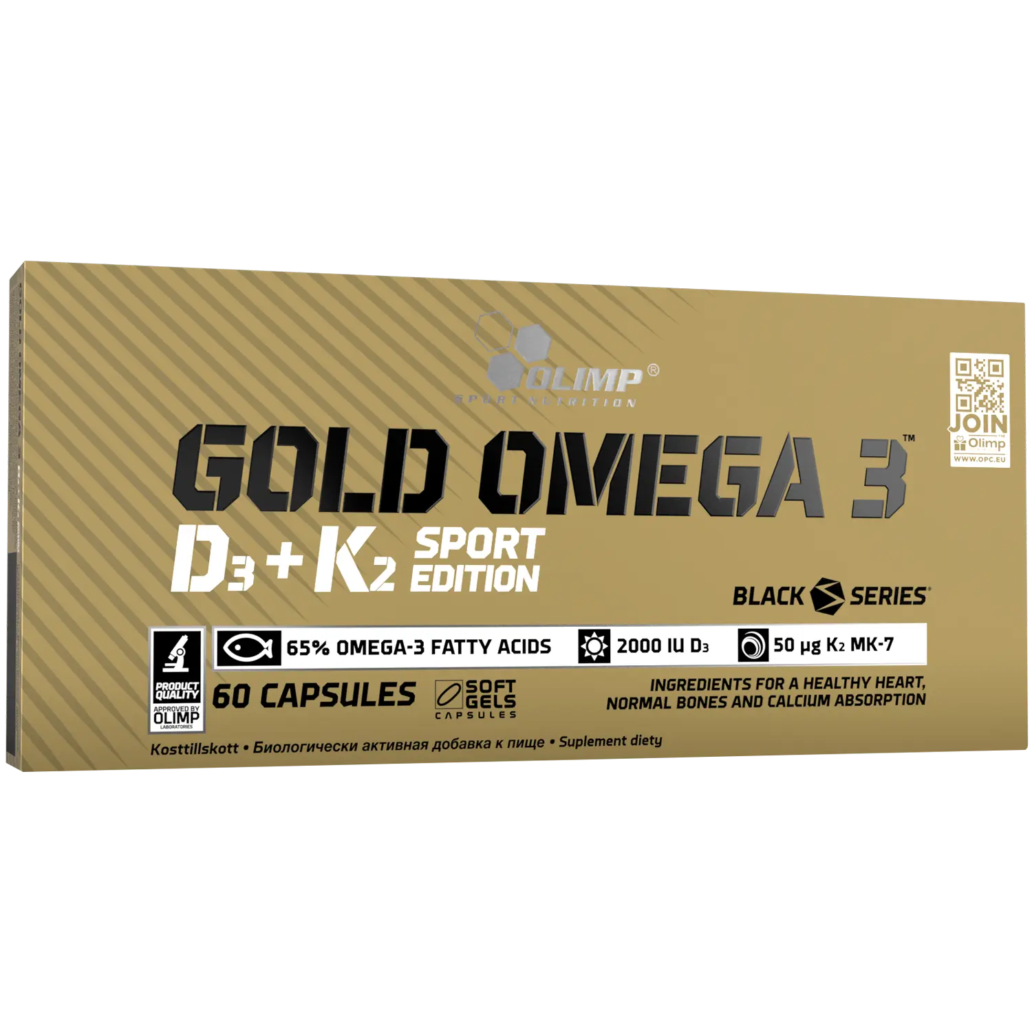 Olimp Gold Omega 3 D3+K2 Sport Edition биологически активная добавка, 60 капсул/1 упаковка
Olimp Gold Omega 3 D3+K2 Sport Edition биологически активная добавка, 60 капсул/1 упаковка