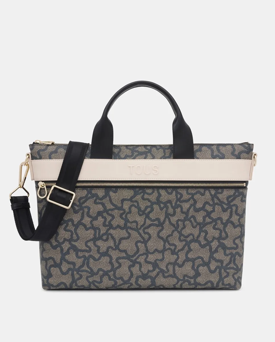 Черный кожаный портфель Kaos Icon от Tous
Черный кожаный портфель Kaos Icon от Tous