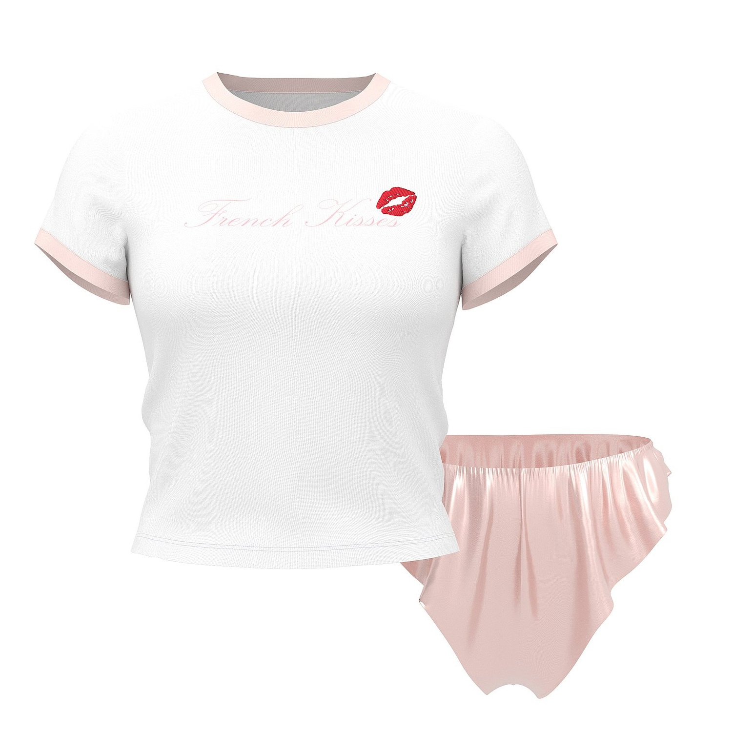 Пижама Victoria's Secret Tease Tee & Flutter Short, светло-розовый
Пижама Victoria's Secret Tease Tee & Flutter Short, светло-розовый