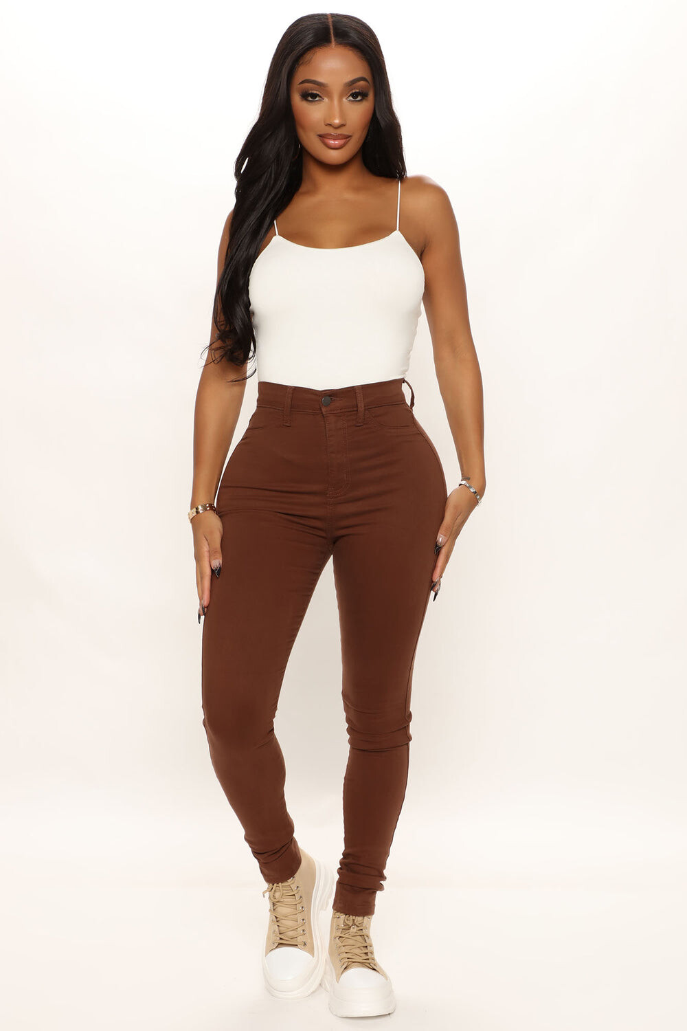 Джинсы скинни Fashion Nova P88, шоколад
Джинсы скинни Fashion Nova P88, шоколад