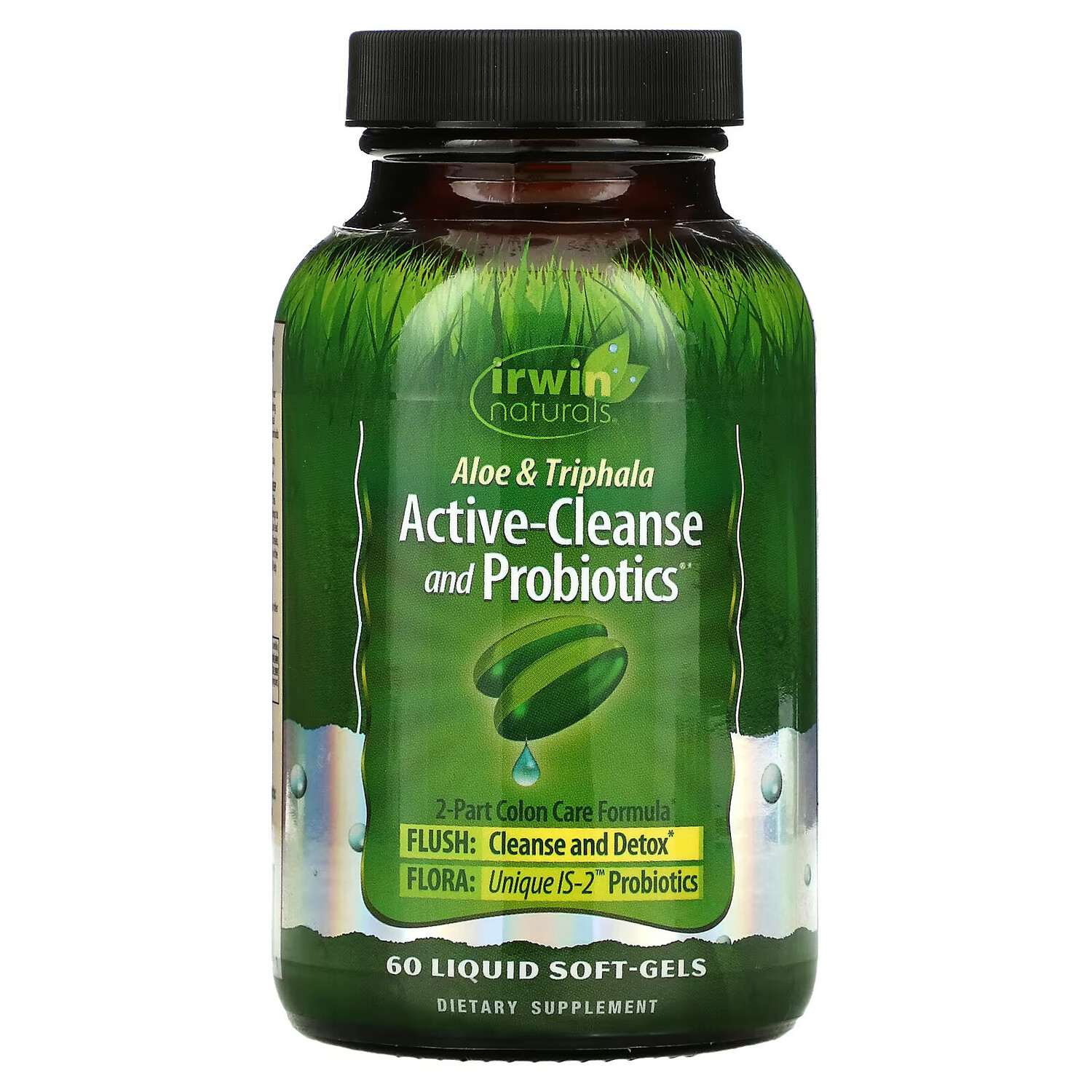 Irwin Naturals, Active-Cleanse and Probiotics, с алоэ и трифалой, 60 мягких желатиновых капсул с жидкостью
Irwin Naturals, Active-Cleanse and Probiotics, с алоэ и трифалой, 60 мягких желатиновых капсул с жидкостью