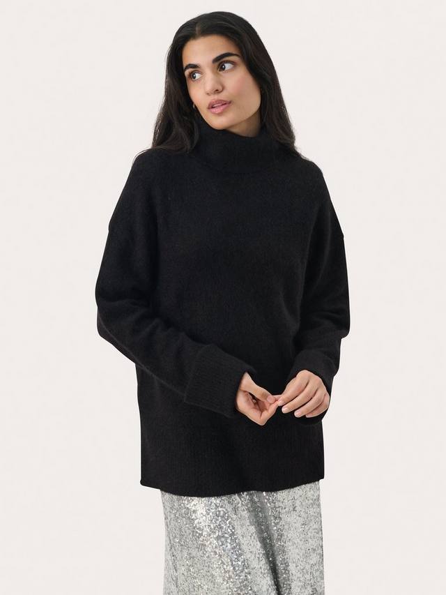 Джемпер из смеси шерсти и мохера leah Part Two, черный
Джемпер из смеси шерсти и мохера leah Part Two, черный
