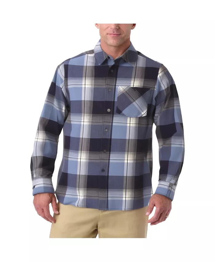 Рубашка из фланели Big & Tall с эффектом растяжения KingSize, черный
Рубашка из фланели Big & Tall с эффектом растяжения KingSize, черный