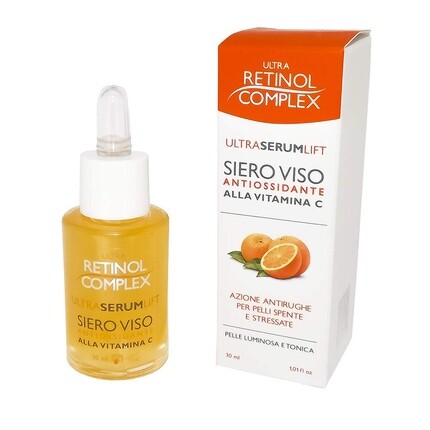 Антиоксидантная сыворотка для лица с витамином С, 30 мл, комплекс ретинола Ultra Retinol Complex
Антиоксидантная сыворотка для лица с витамином С, 30 мл, комплекс ретинола Ultra Retinol Complex