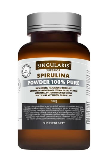 Singularis, Superior Spirulina Powder 100% Pure, Добавка , порошок 100 г
Singularis, Superior Spirulina Powder 100% Pure, Добавка , порошок 100 г