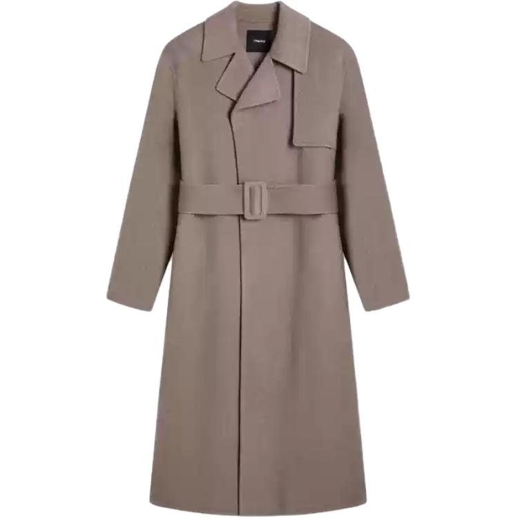 THEORY Женское пальто серо-коричневого цвета, Mist Gray Brown
THEORY Женское пальто серо-коричневого цвета, Mist Gray Brown