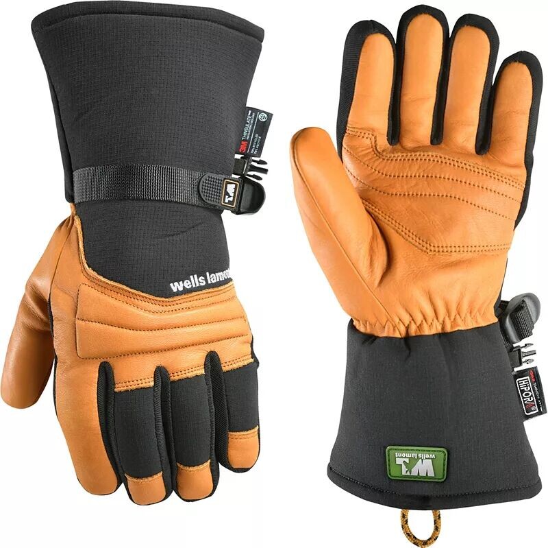 Wells Lamont Мужские перчатки HydraHyde из зернистой яловой кожи
Wells Lamont Мужские перчатки HydraHyde из зернистой яловой кожи