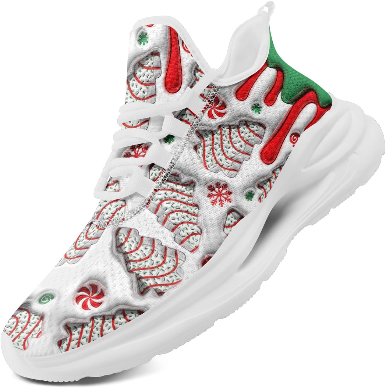 Крутые мужские и женские кроссовки для бега с рождественской тематикой, праздничные спортивные туфли с рисунком Санта-Клауса, дышащие спортивные теннисные кроссовки Coolcustomize, зеленый
Крутые мужские и женские кроссовки для бега с рождественской тематикой, праздничные спортивные туфли с рисунком Санта-Клауса, дышащие спортивные теннисные кроссовки Coolcustomize, зеленый