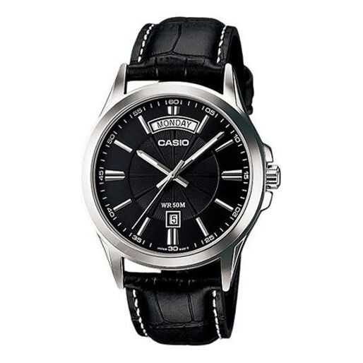 Часы CASIO ENTICER Series Leather Strap Quartz Men's Mens Black Analog, черный
Часы CASIO ENTICER Series Leather Strap Quartz Men's Mens Black Analog, черный