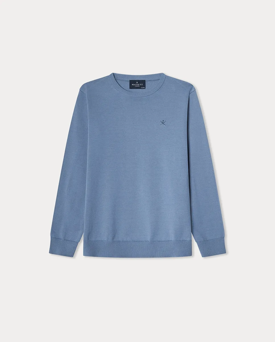 Детский джемпер с круглым вырезом Hackett, синий
Детский джемпер с круглым вырезом Hackett, синий