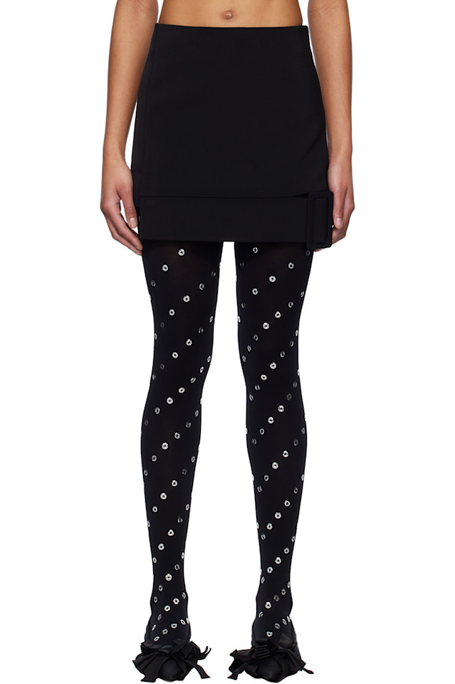 Юбка-мини с поясом We11Done, черный
Юбка-мини с поясом We11Done, черный