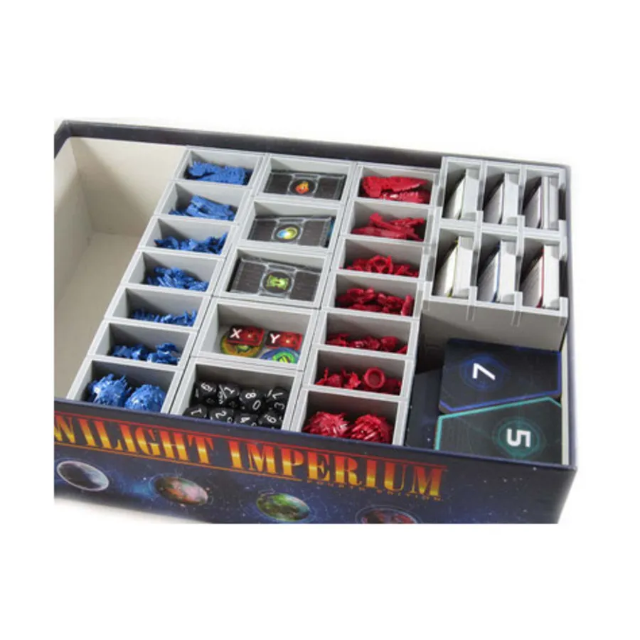 Вставка для Twilight Imperium (4-е издание), Inserts and Organizers N-Z (Folded Space)
Вставка для Twilight Imperium (4-е издание), Inserts and Organizers N-Z (Folded Space)