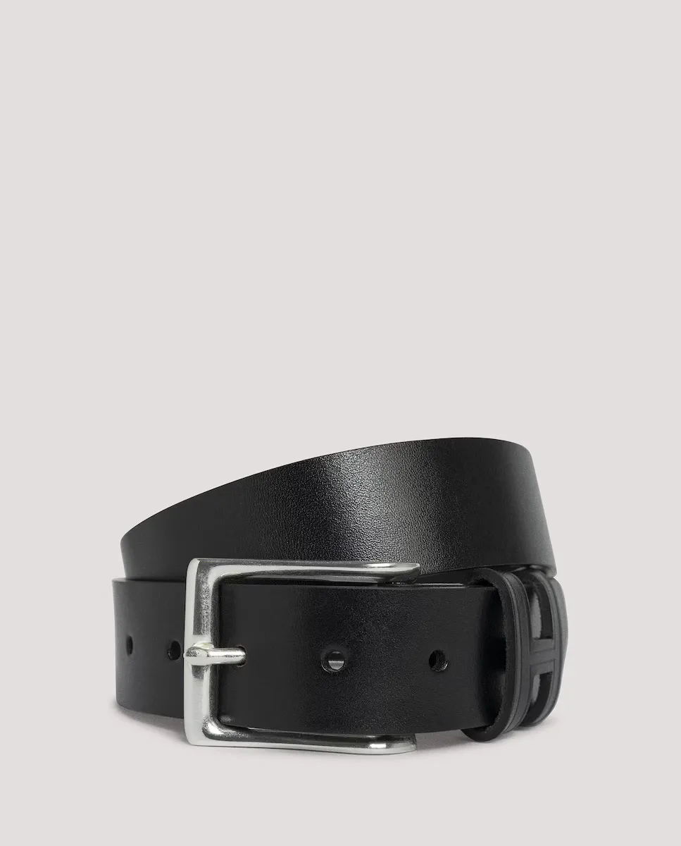 Мужской кожаный ремень с петлей-монограммой Hackett, чёрный
Мужской кожаный ремень с петлей-монограммой Hackett, чёрный