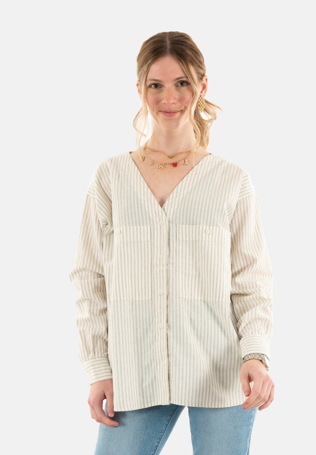 Блуза Le Temps Des Cerises, белый 
Блуза Le Temps Des Cerises, белый