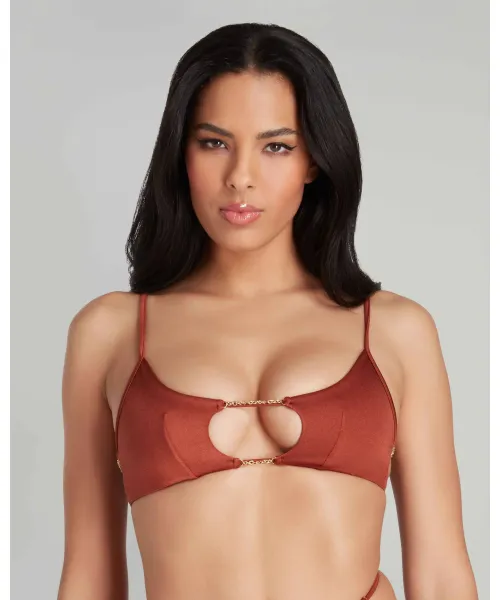 Кристиана Бикини Топ Agent Provocateur, коричневый
Кристиана Бикини Топ Agent Provocateur, коричневый