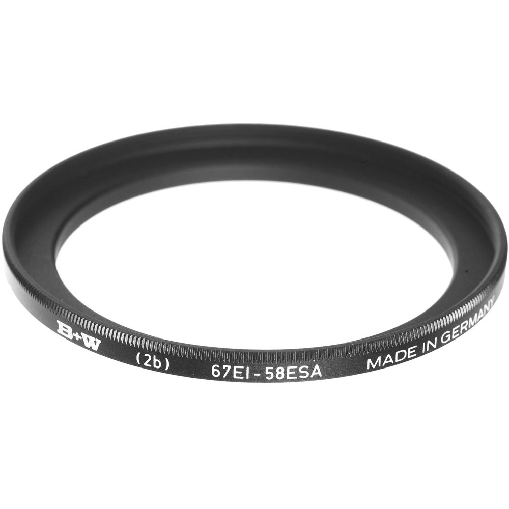 B+W 58-67mm Step-Up Ring 65-069441
B+W 58-67mm Step-Up Ring 65-069441