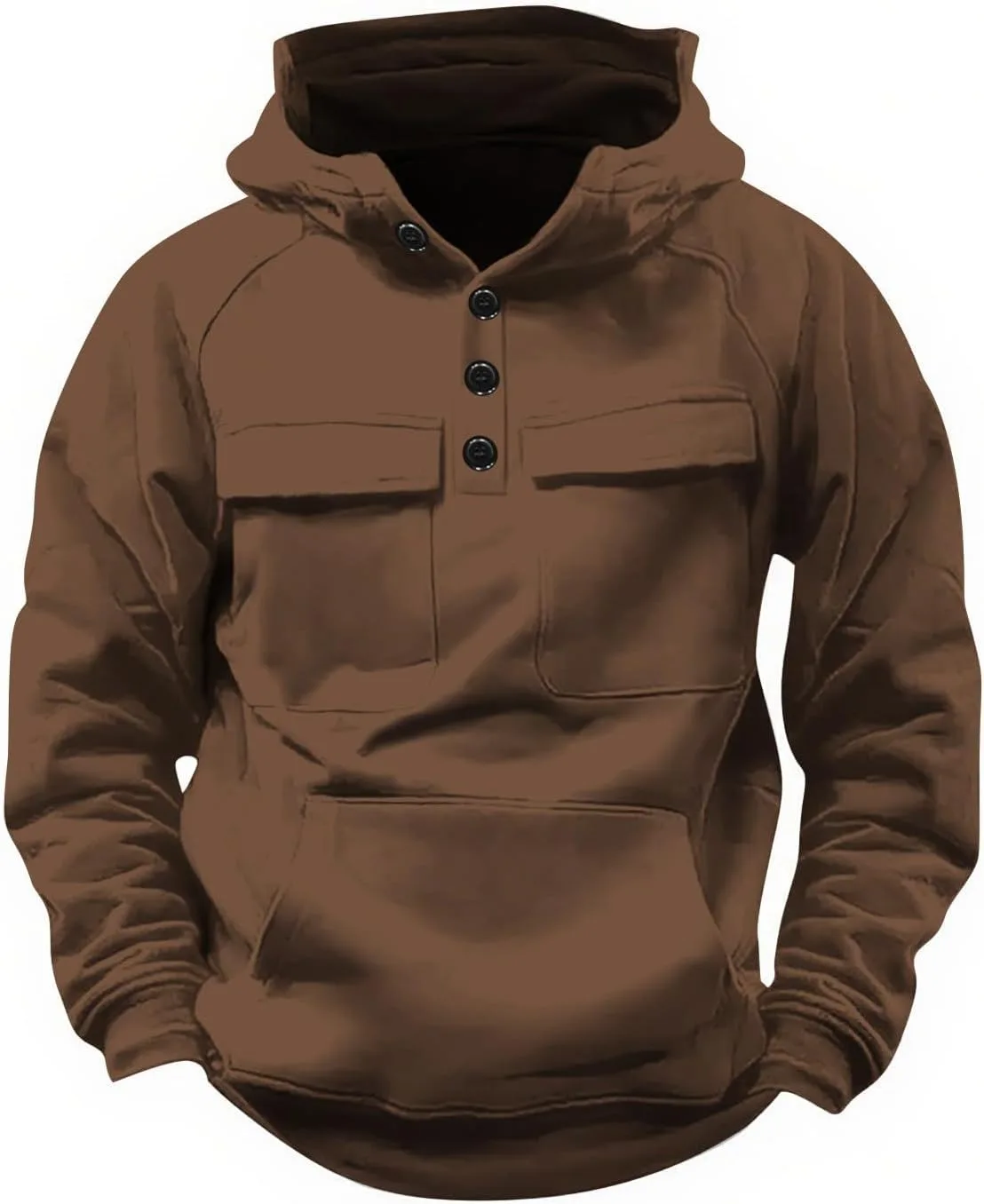 Военная толстовка с капюшоном и карманами FOCLMP
Военная толстовка с капюшоном и карманами FOCLMP