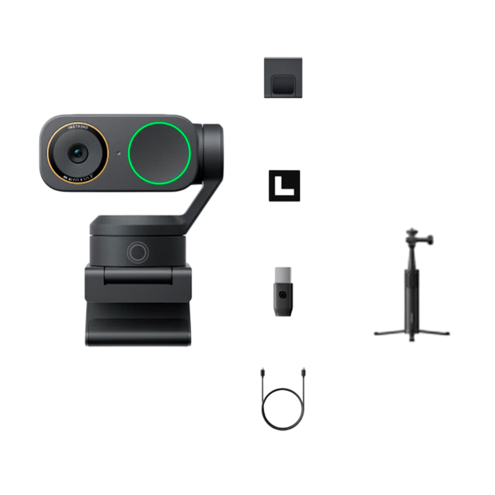 Веб-камера Insta360 Link 2 Pro, Desktop live, 4К, черный
Веб-камера Insta360 Link 2 Pro, Desktop live, 4К, черный