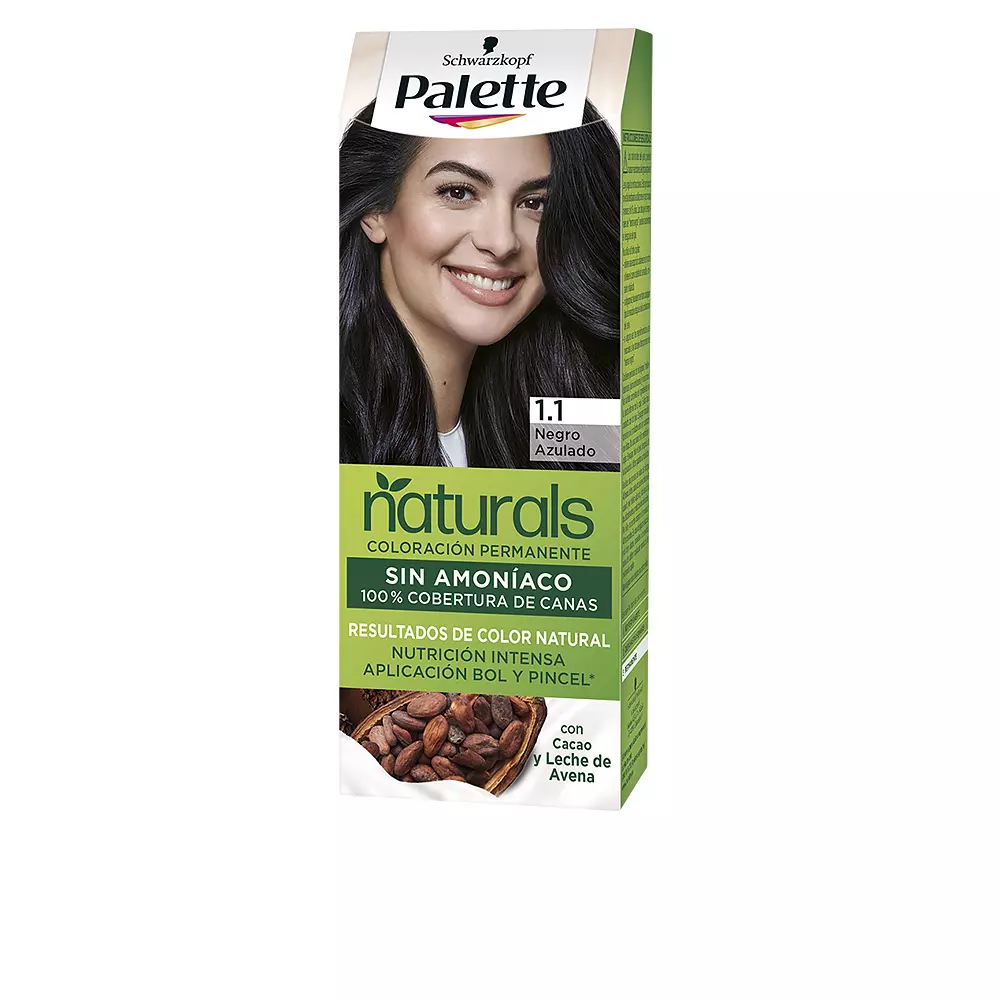 Краска для волос Palette naturals color creme Palette, цвет 1.1-negro azulado, 1 шт.
Краска для волос Palette naturals color creme Palette, цвет 1.1-negro azulado, 1 шт.