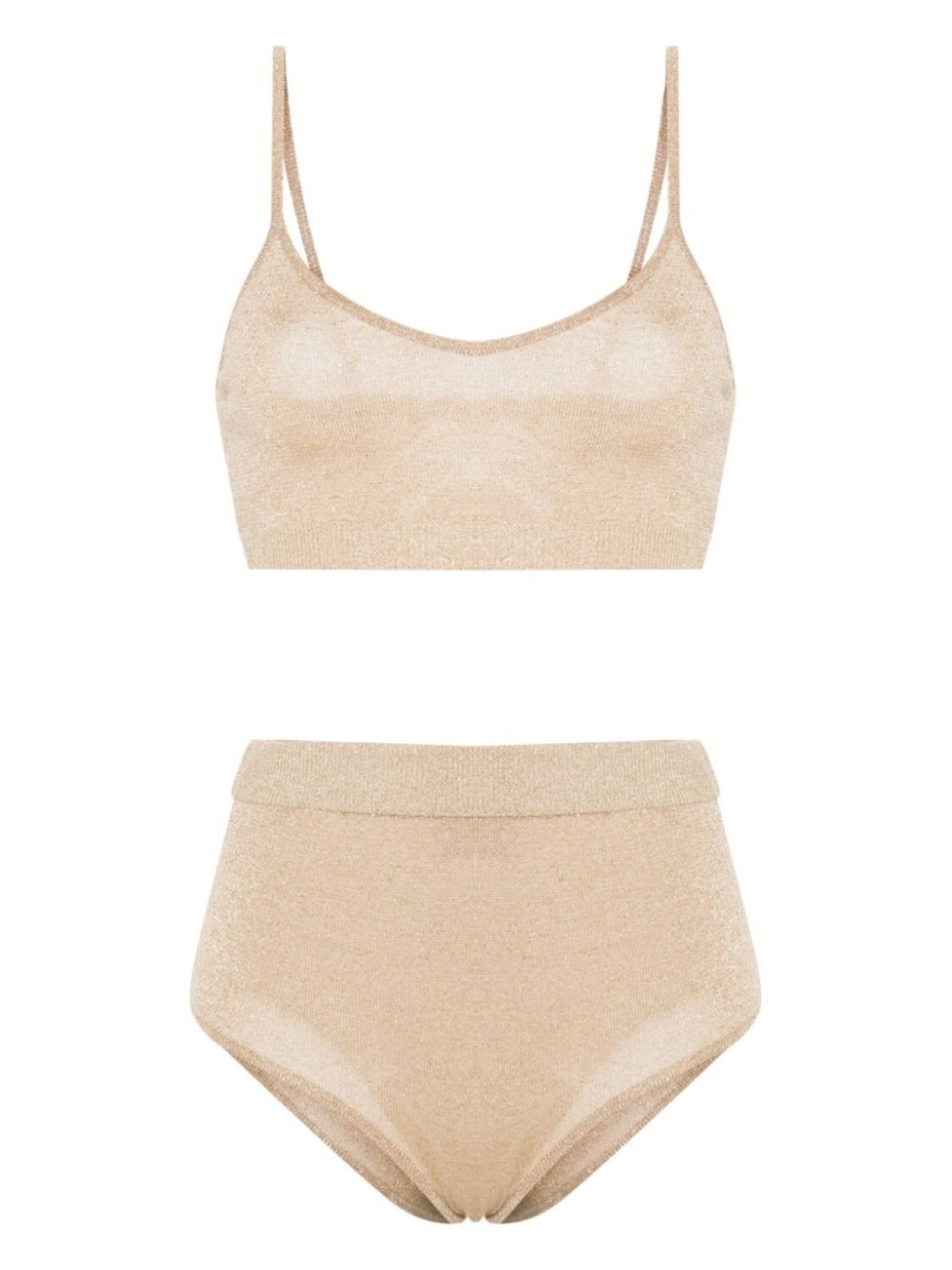 Комплект домашней одежды Federica Tosi с люрексом, золотистый
Комплект домашней одежды Federica Tosi с люрексом, золотистый