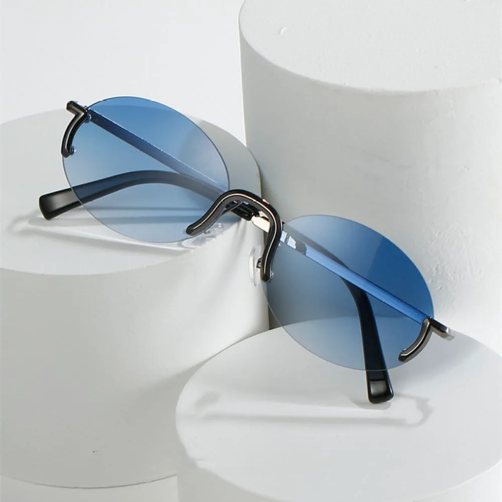 Солнцезащитные очки LVTFCO для женщин, летние, без оправы, винтажные, золотистая оправа, овальные, модные, розовые, женские, с защитой от УФ-излучения UV400, Black
Солнцезащитные очки LVTFCO для женщин, летние, без оправы, винтажные, золотистая оправа, овальные, модные, розовые, женские, с защитой от УФ-излучения UV400, Black