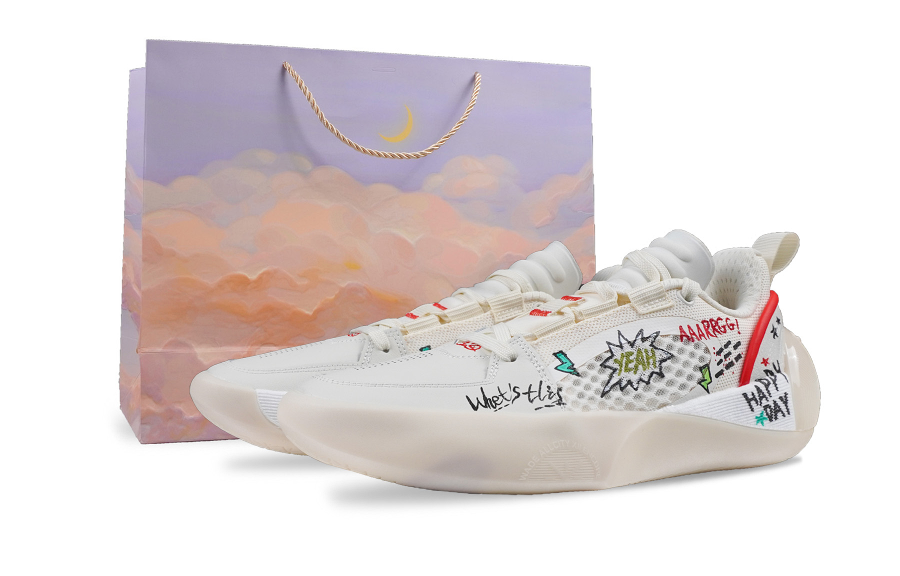 Баскетбольные кроссовки Full City 12 ENCORE с нескользящим и износостойким покрытием, низкие, мужские, цвета экрю LINING, Ecru
Баскетбольные кроссовки Full City 12 ENCORE с нескользящим и износостойким покрытием, низкие, мужские, цвета экрю LINING, Ecru