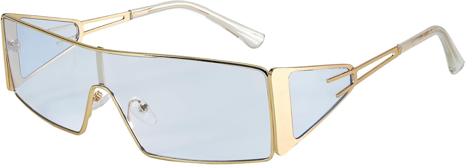 Женские солнцезащитные очки FancyPink Y2K — ретро-очки прямоугольной формы с обтекаемой оправой, в стиле 2000-х, неполяризованные, с металлическим каркасом, A6 Gold/Blue
Женские солнцезащитные очки FancyPink Y2K — ретро-очки прямоугольной формы с обтекаемой оправой, в стиле 2000-х, неполяризованные, с металлическим каркасом, A6 Gold/Blue