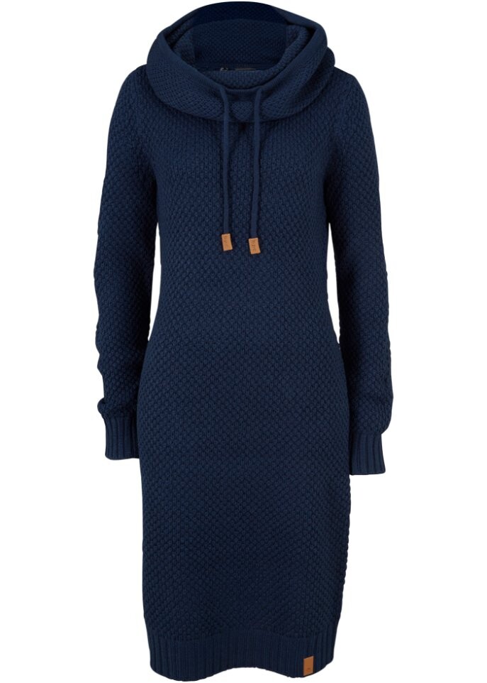 Вязаное платье с шалевым воротником Bpc Bonprix Collection, синий
Вязаное платье с шалевым воротником Bpc Bonprix Collection, синий