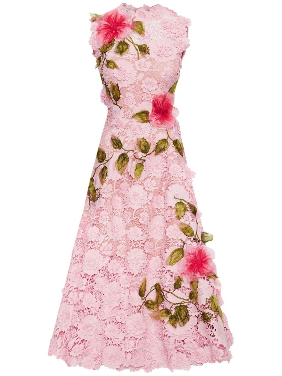 Oscar de la Renta гипюровое платье Hibiscus, розовый
Oscar de la Renta гипюровое платье Hibiscus, розовый