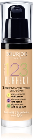 Жидкая основа для идеального внешнего вида Bourjois 123 Perfect, 52 Vanille SPF 10 30 ml
Жидкая основа для идеального внешнего вида Bourjois 123 Perfect, 52 Vanille SPF 10 30 ml