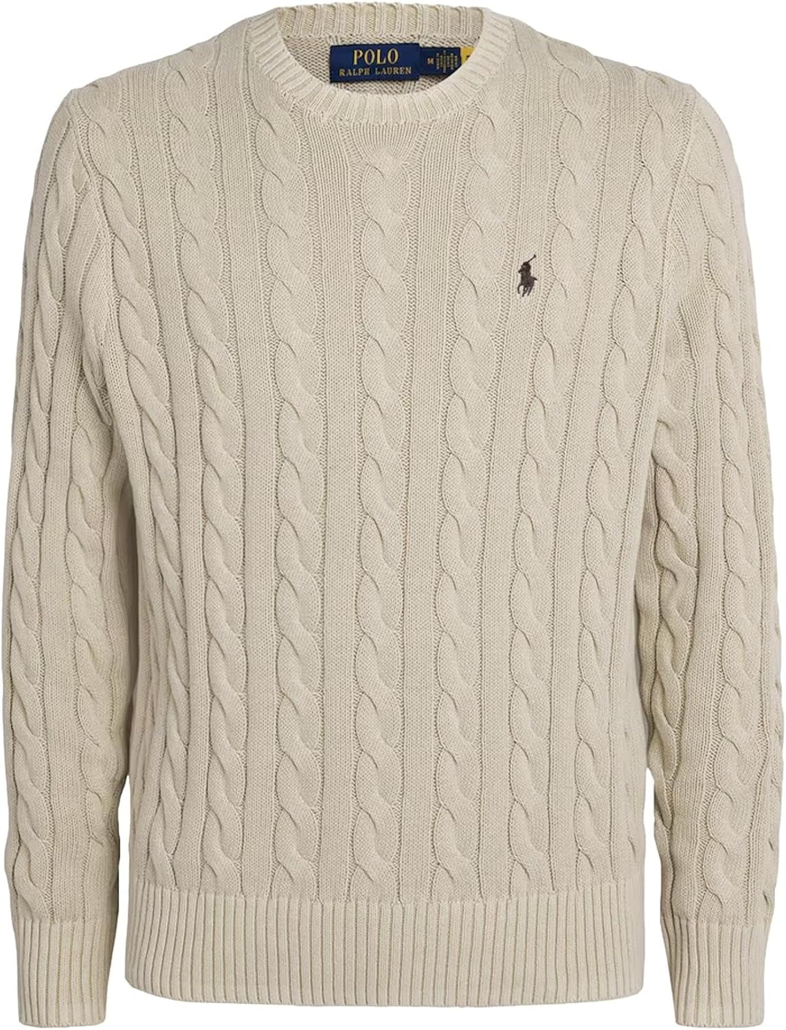 Polo Ralph Lauren мужской свитер из хлопка с косой вязкой, Rl Light Tan Heather
Polo Ralph Lauren мужской свитер из хлопка с косой вязкой, Rl Light Tan Heather