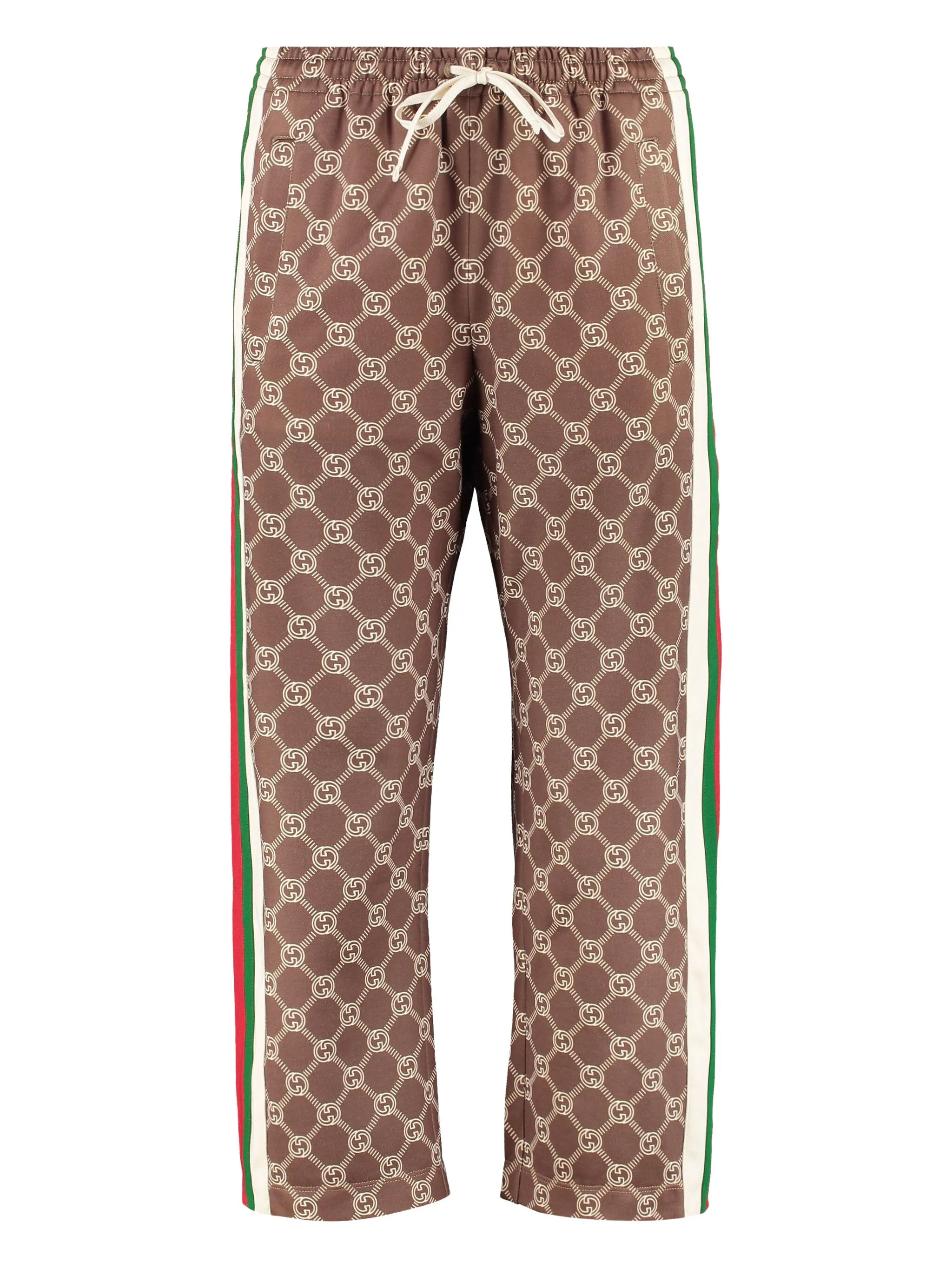 Спортивные брюки с кулиской и логотипом Interlocking G Gucci, коричневый
Спортивные брюки с кулиской и логотипом Interlocking G Gucci, коричневый
