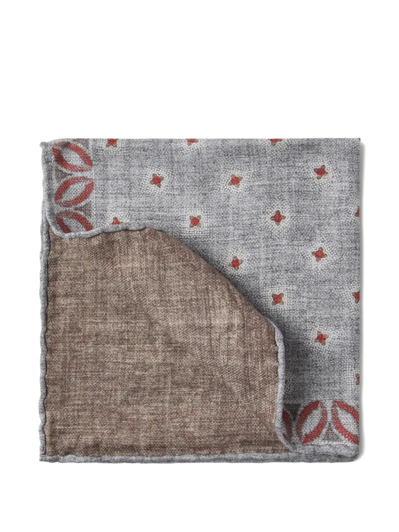 Узорчатый нагрудный платок Brunello Cucinelli, серый
Узорчатый нагрудный платок Brunello Cucinelli, серый