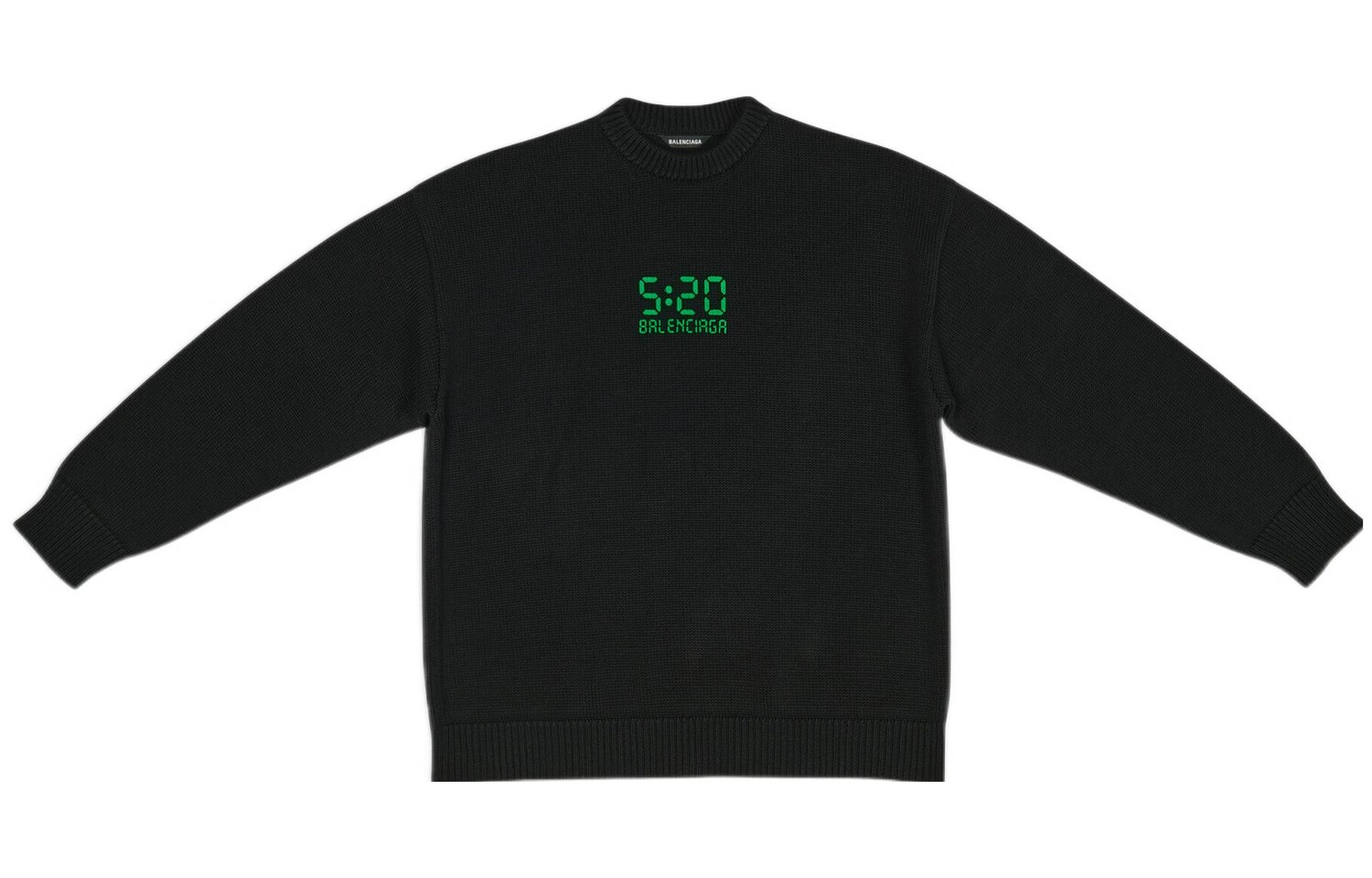 520 Толстовка унисекс черная Balenciaga, черный
520 Толстовка унисекс черная Balenciaga, черный