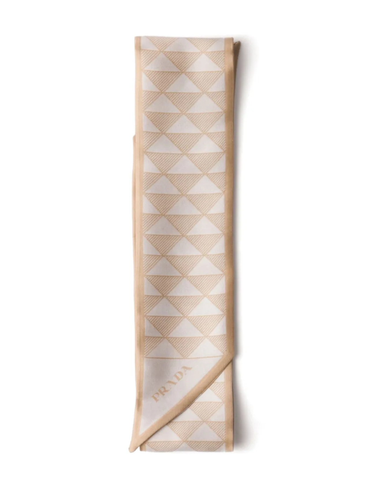 Шелковый шарф с принтом Prada, нейтральный
Шелковый шарф с принтом Prada, нейтральный