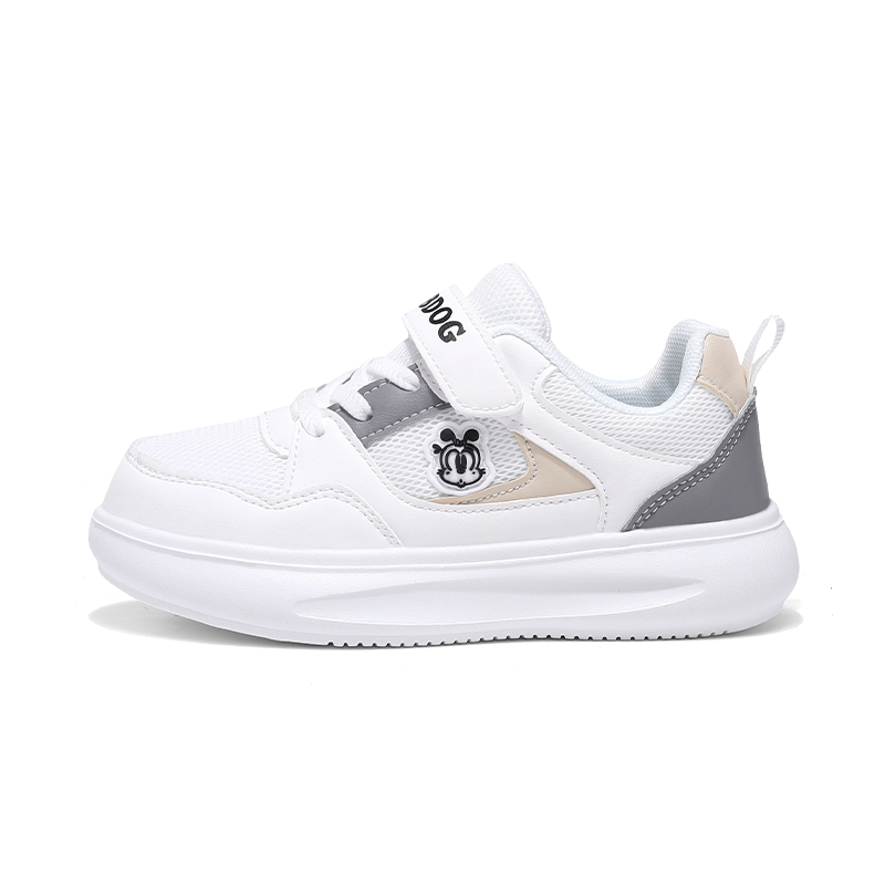 Детские кроссовки для бега BOBDOG, белый/серый 
Детские кроссовки для бега BOBDOG, белый/серый