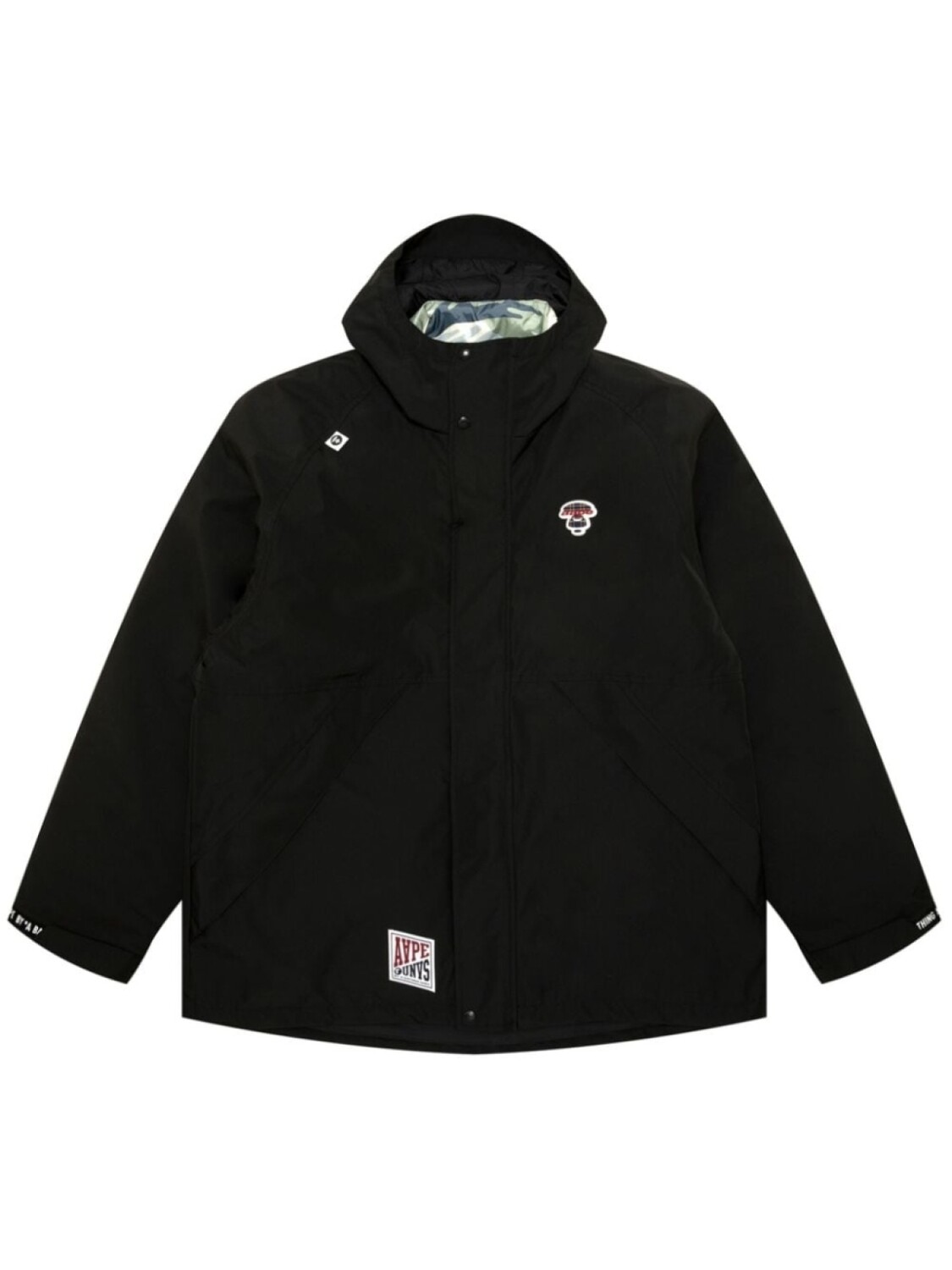 Многослойная куртка с капюшоном и нашивкой-логотипом AAPE BY *A BATHING APE, черный
Многослойная куртка с капюшоном и нашивкой-логотипом AAPE BY *A BATHING APE, черный