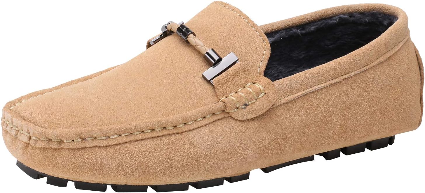 Мужские элегантные лоферы ANUFER с пряжкой, комфортные замшевые туфли для вождения, стильные мокасины, коричневый
Мужские элегантные лоферы ANUFER с пряжкой, комфортные замшевые туфли для вождения, стильные мокасины, коричневый