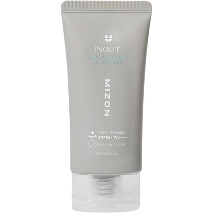 Inout Daily Soothing Sunscreen SPF 50+ PA++++ 50 мл Корейский уход за кожей Mizon
Inout Daily Soothing Sunscreen SPF 50+ PA++++ 50 мл Корейский уход за кожей Mizon