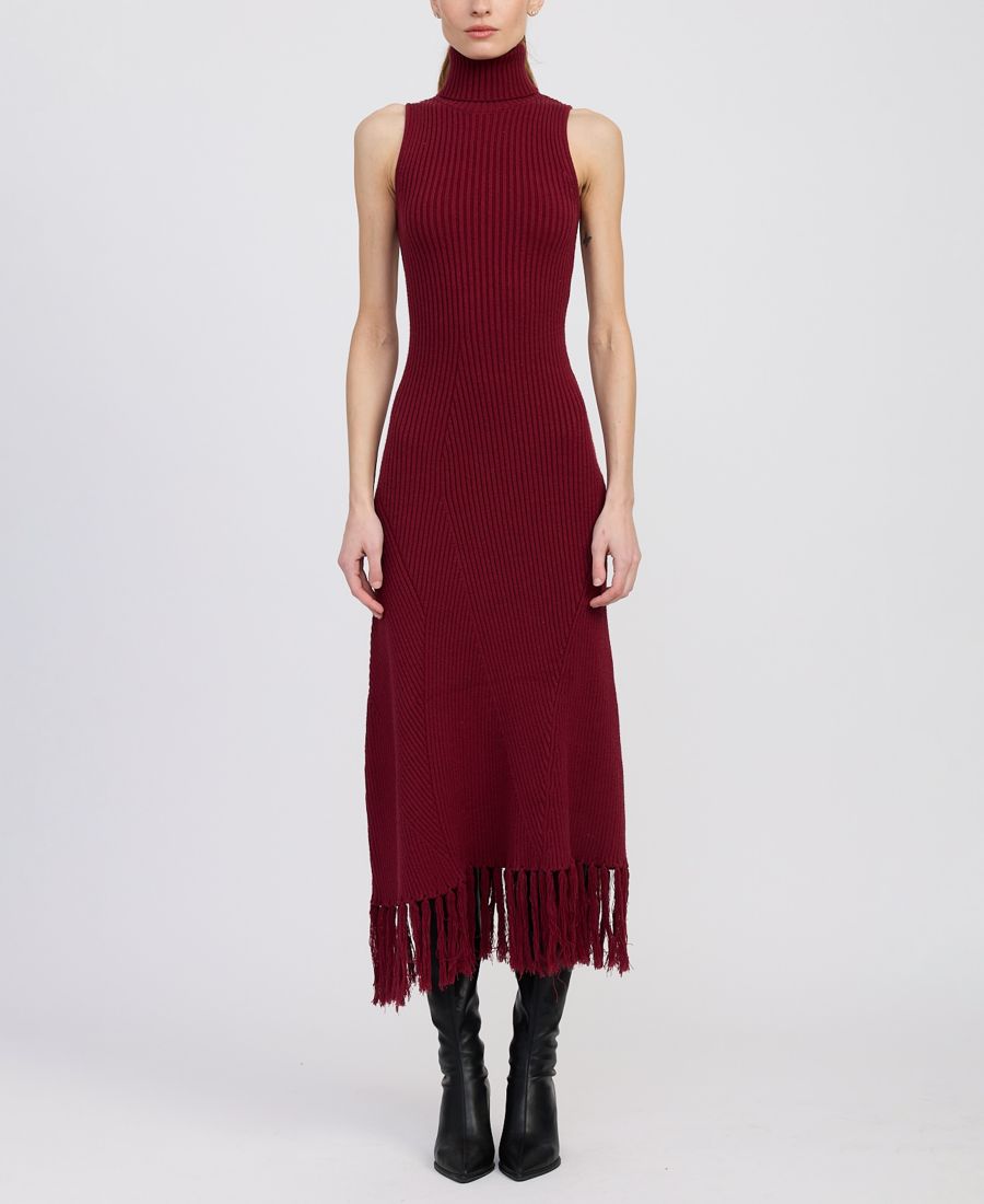 Женское длинное платье-свитер Nathalia En Saison, Burgundy
Женское длинное платье-свитер Nathalia En Saison, Burgundy