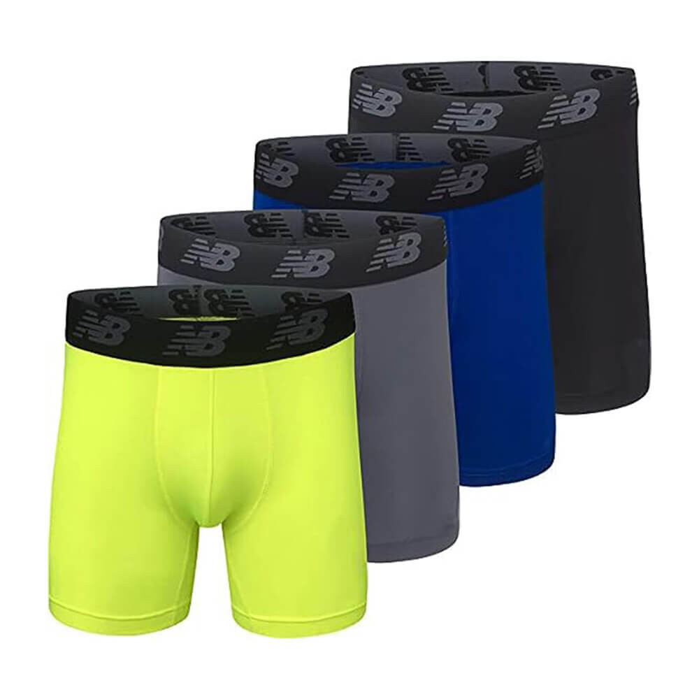 Трусы-боксеры New Balance Men's Standard, черный/желтый/синий
Трусы-боксеры New Balance Men's Standard, черный/желтый/синий